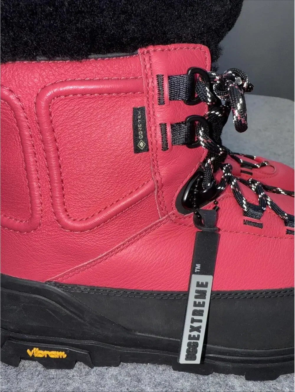 Ugg Shasta Mid Gore-Tex Boots (Size 7) Women's NEW Extreme Cold Pink Leather GTX